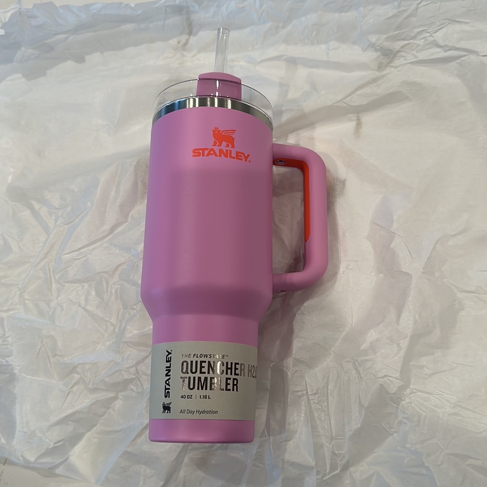 Stanley Amethyst Purple Pink Tumbler 40 oz Quencher H2.0 FlowState Water Cup NEW